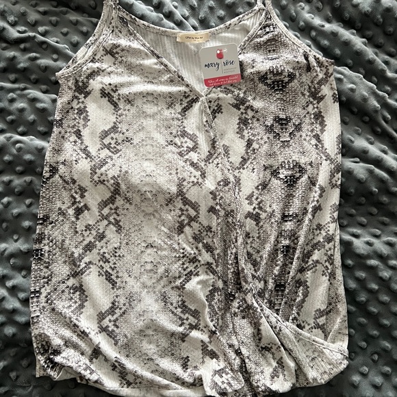 Snake skin print tank - Picture 2 of 2
